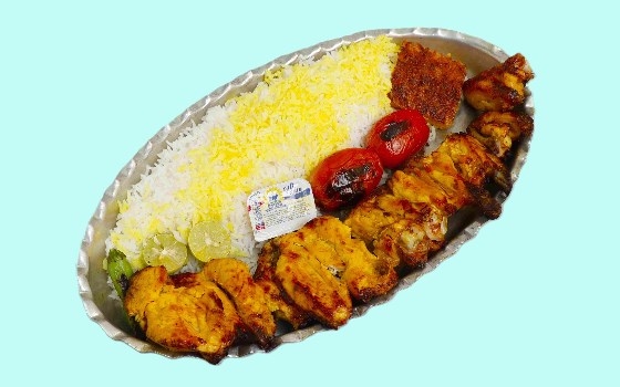چلو جوجه کباب با استخوان