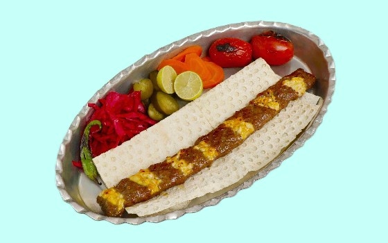 خوراک کباب لقمه نگین دار